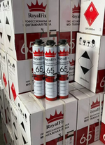 Монтажная пена ROYALFIX 65 под пистолет профессиональная фих65