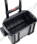 KETER SMART ROLLING, 564 х 373 х 700 мм, (22″), набор пластиковый ящик-тележка + ящик для инструментов + ящик органайзер (38390-22)
