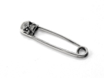 Булавка из серебра многофункциональная Pin-Skull-I AZPIN-01