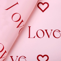 Пленка матовая "LOVE" 58*10м