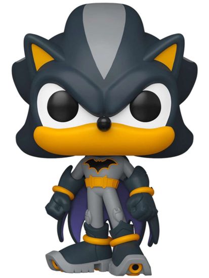 Фигурка Funko POP! Heroes DC х Sonic the Hedgehog Shadow as Batman (591) 88903 / Фигурка Фанко ПОП! по мотивам серии игр "Соник", Шэдоу