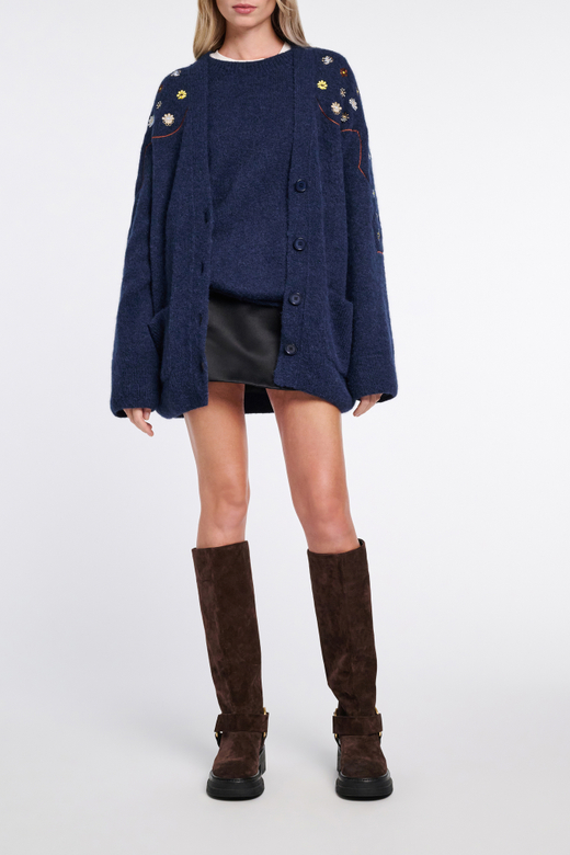 Кардиган из шерсти альпака