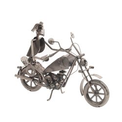 GAEM Подставка для бутылки "Мотоциклист", L31 W15 H22 см