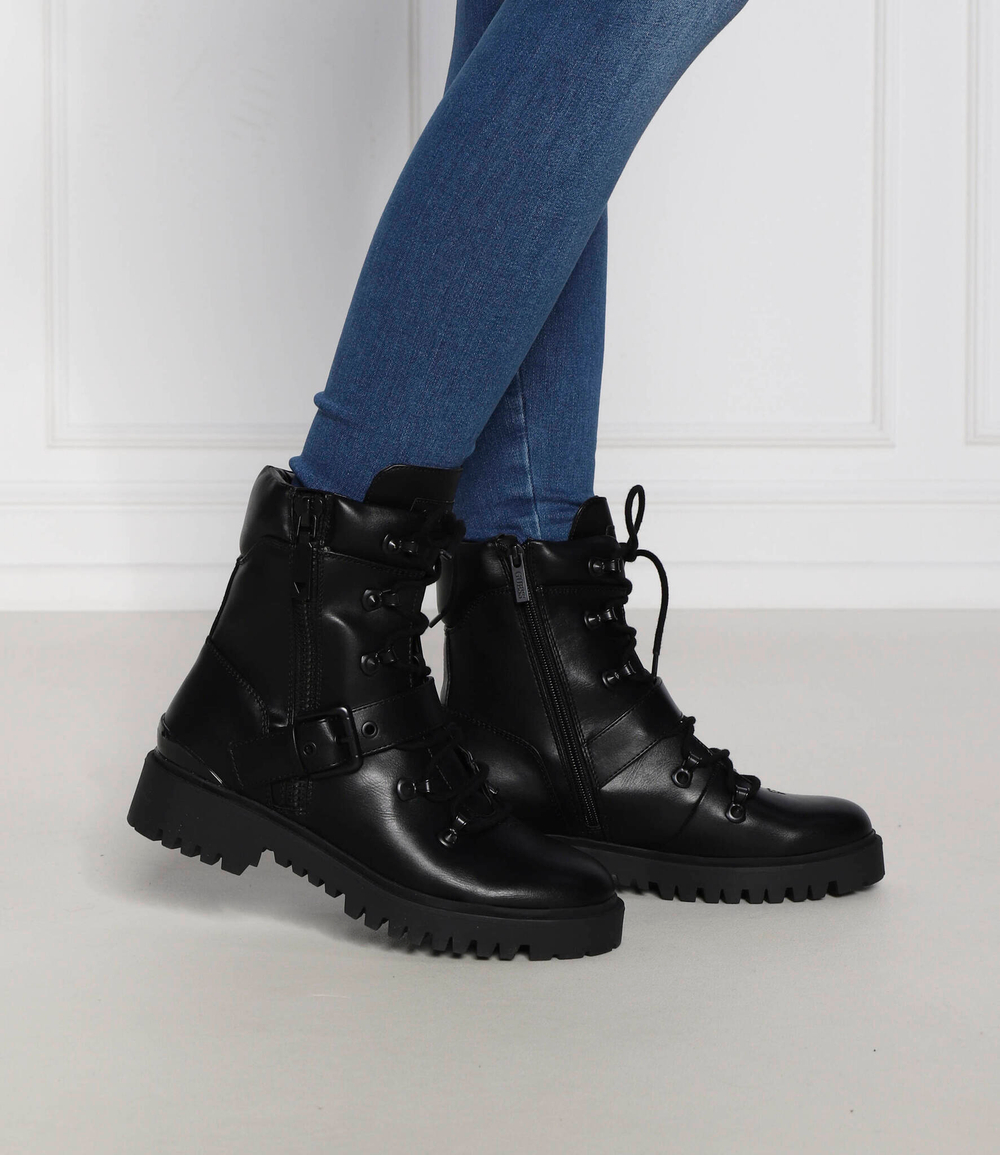 ботильоны oklee Guess - черный(FL7OKL LEA10)