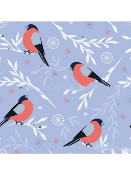 Набор подарочных коробок 3в1 "Снегири" 19х12х7,5-15х10х5см