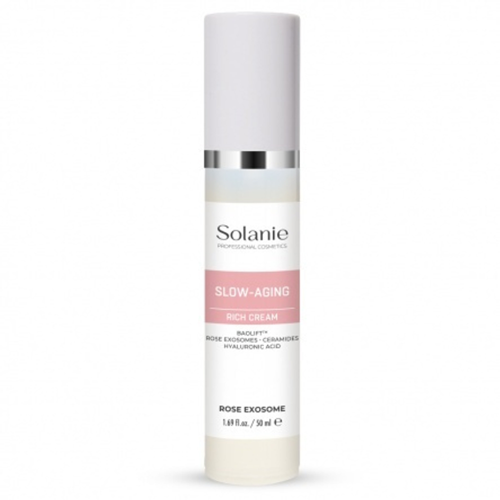Питательный крем замедляющий старение ROSE EXOSOME Slow Aging Cream Rich, 50 мл