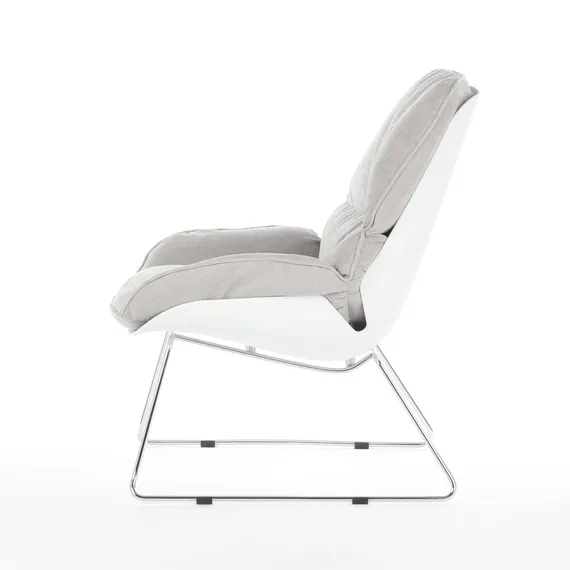 Кресло Bay, светло-серая ткань