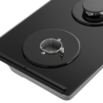 Газовая варочная панель Meferi MGH302BK GLASS LIGHT фото 10