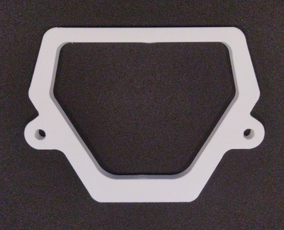 Прокладка между бачком и унитазом (ТРАПЕЦ.) БЕЛАЯ (50/5шт)