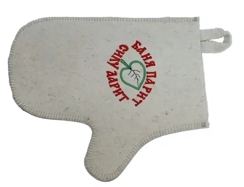 Рукавица для бани «Баня парит силу дарит» TM ”Бацькина баня»