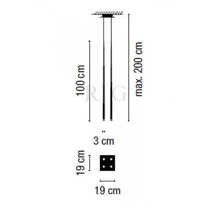 Подвесной светильник Vibia Slim 0931