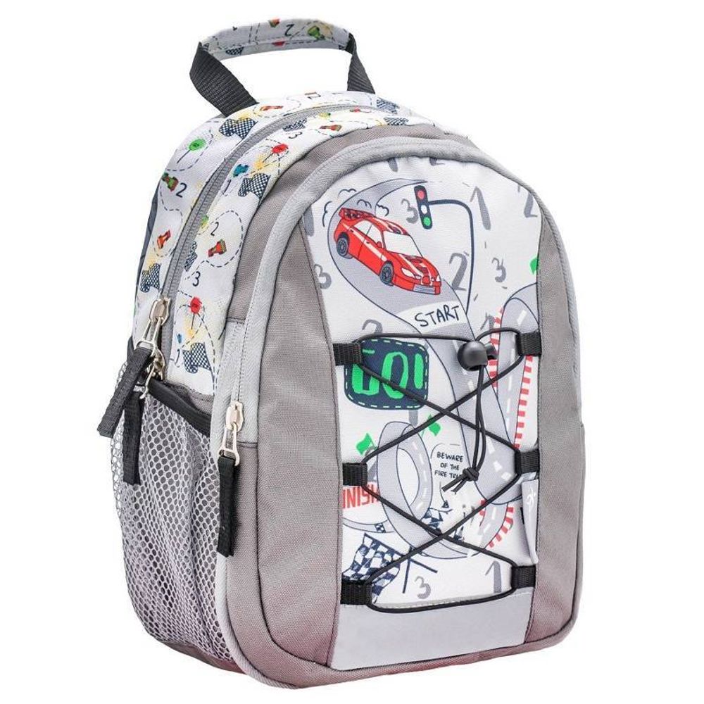 Рюкзак Belmil Mini Kiddy Авто 23*20*9+6см 260гр., 2 отд., шнуровка