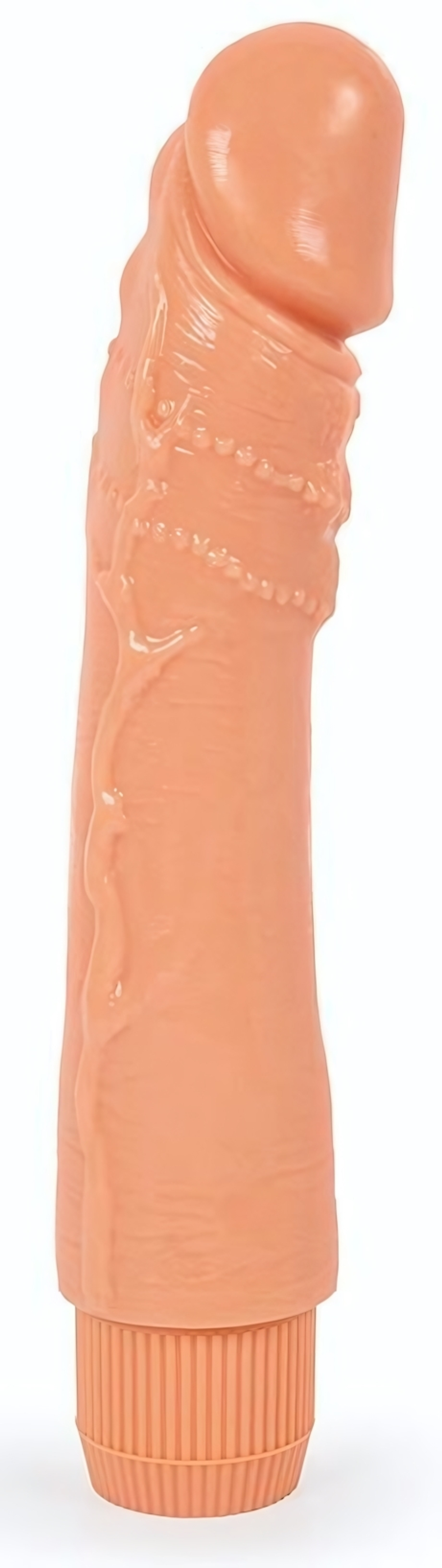Телесный вибратор-реалистик без мошонки - 27,5 см. (Цвет: телесный)