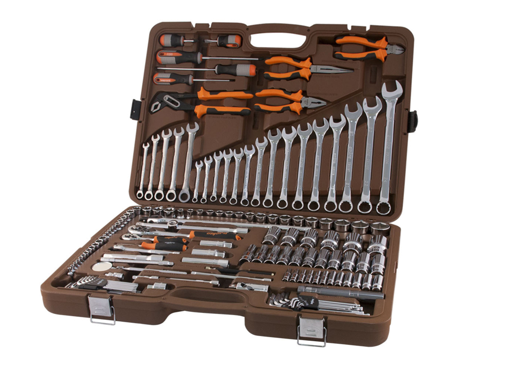 OMT141S Набор инструмента универсальный 1/4", 3/8" и 1/2"DR, 141 предмет