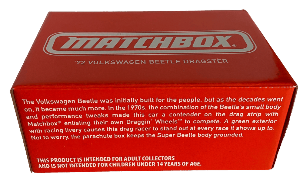 Matchbox Collectors '72 Volkswagen Beetle Dragster (2022)