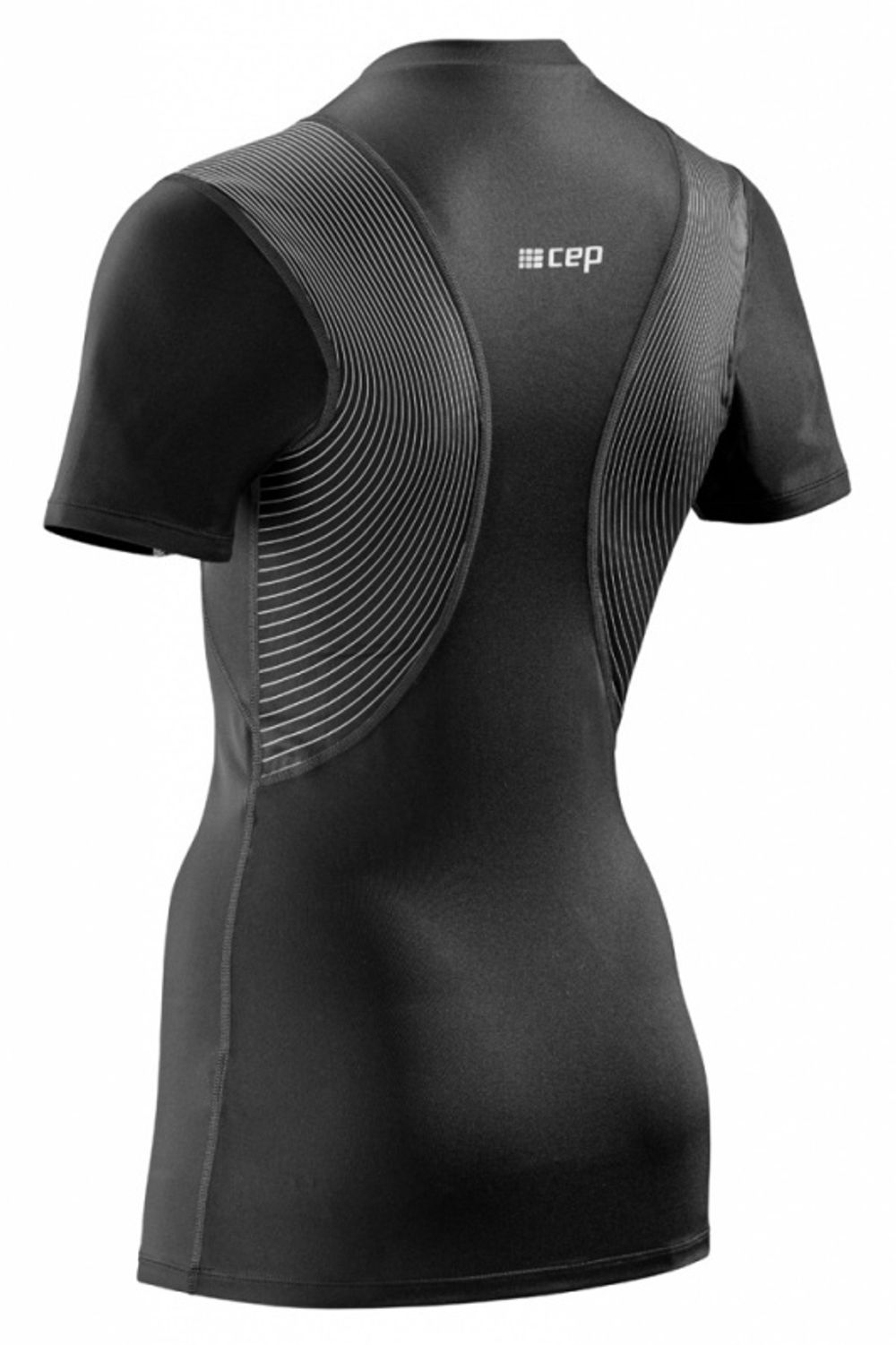 Женская компрессионная футболка CEP Wingtech черная