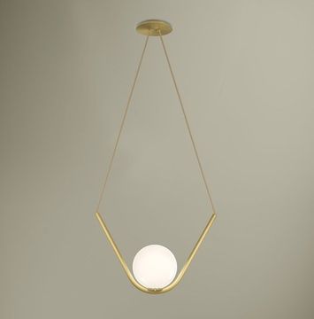 replica light  Perle 1  in Satin Brass by Larose Guyon
