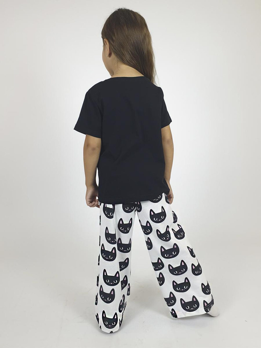 7-49-2 Пижама для девочки (фуфайка и брюки)