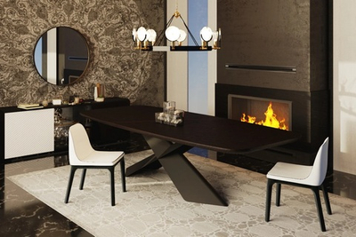 Стол обеденный Тирон шпон