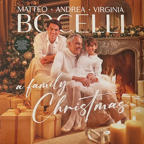 Matteo, Andrea, Virginia Bocelli ‎– A Family Christmas (Европа 2022г.)