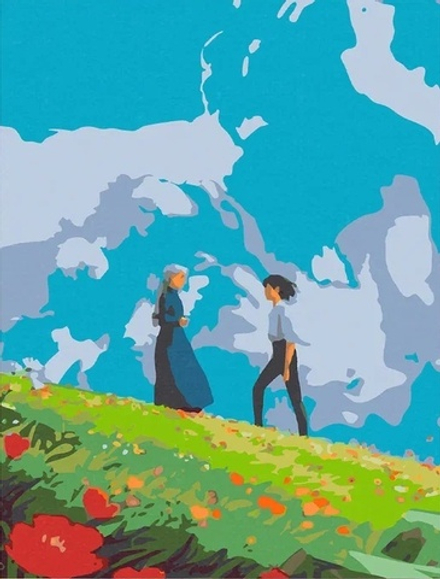 Картина по номерам Ходячий Замок Софи и Хаул