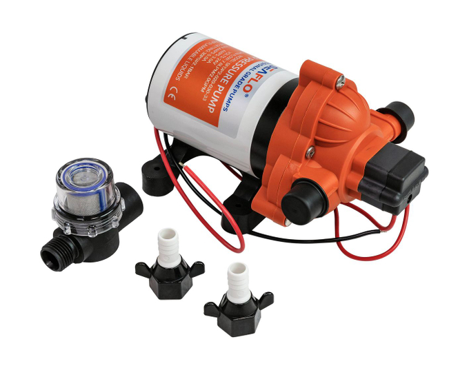 Помпа водоподающая мембранная SeaFlo, 24 В, 7.6 л/мин, 2.1 бар, 2.6 А