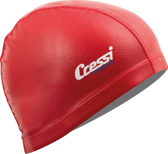 Шапочка нейлоновая для плавания Cressi PV Coated Cap красная