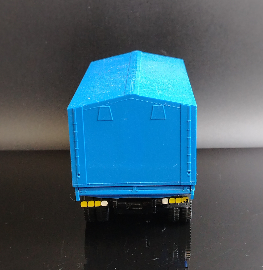 Модель автомобиля "Камаз - 5320" в масштабе 1:43, пластик, металл, СССР, 1970-1990 гг.