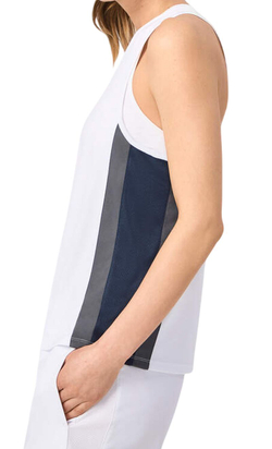 Топ теннисный Head Club 25 Tech Tank - navy/white