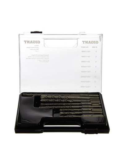 Набор усиленных буров SDS-plus (8 шт; 5-12 мм) Gigant G-11011