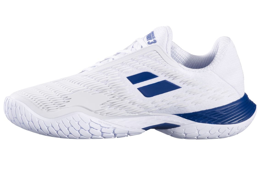 Теннисные кроссовки Babolat Propulse Fury 3 All Court - white/dark blue