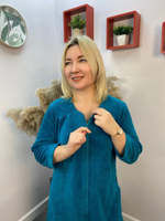 Халат женский "295-1 В.П" молния (Галатея)