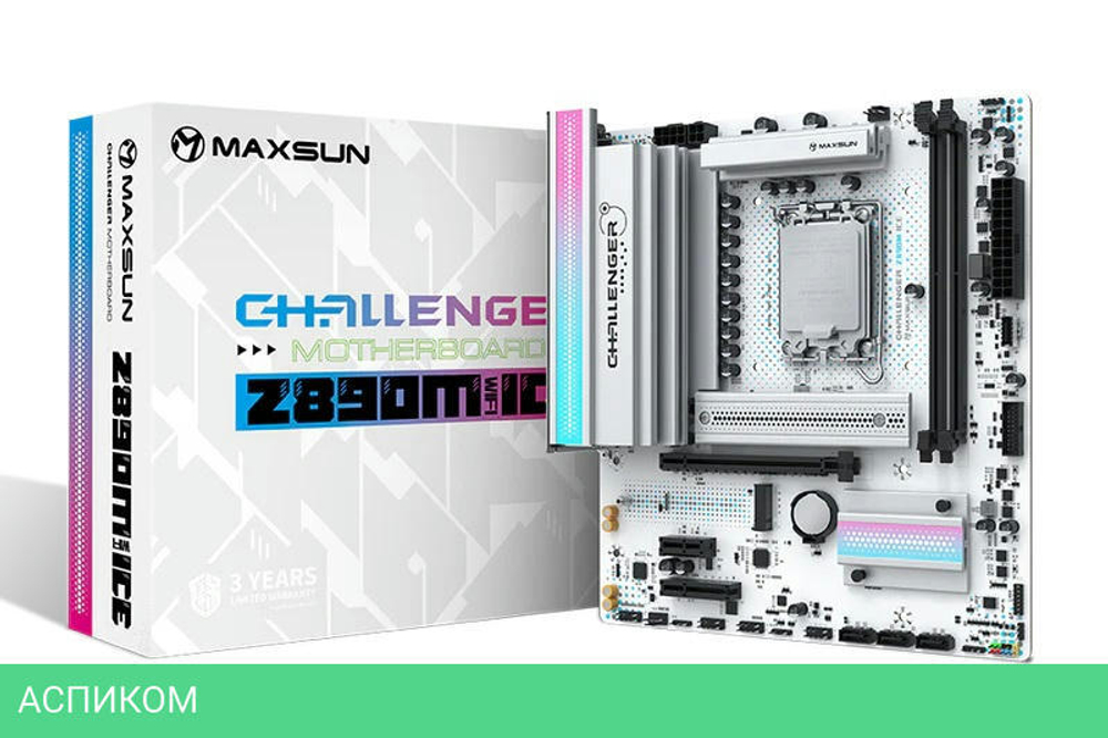 Материнская плата Maxsun MS-Challenger Z890M WIFI Ice