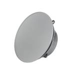 Вытяжной тонкий вентилятор для ванн ММ-Р 06 стекло круглый 90 м³/час с обратным клапаном светло серый