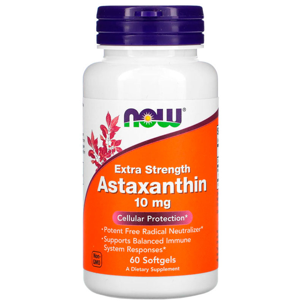 NOW Astaxanthin 10 мг. (60 капс.)