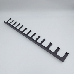 Держатель для хранения всех типов ключей 46см настенный черный