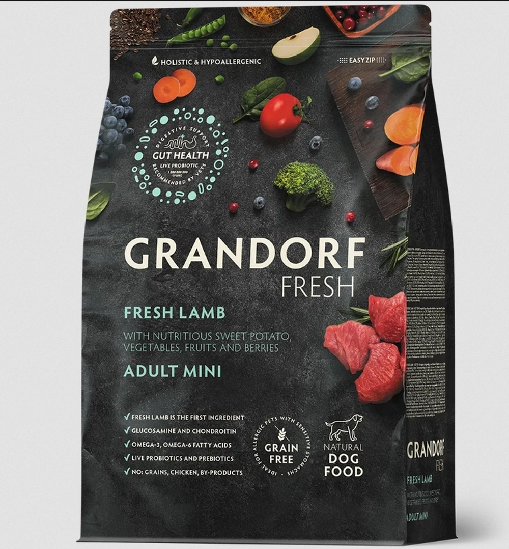 GRANDORF FRESH Ягненок с бататом для мелких пород