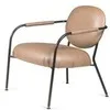 Лаунж-кресло Ego, бежевая экокожа