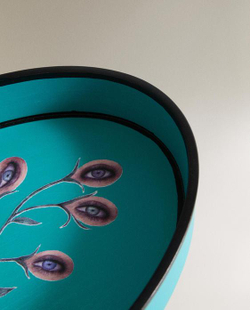 ZARA HOME - MARISA BERENSON ДЕКОРАТИВНЫЙ ПОДНОС, БИРЮЗОВЫЙ