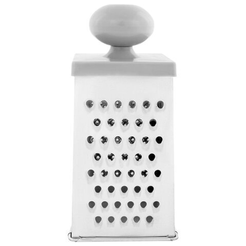 Терка 4 грани 23х11х8,5 см, белая жесть, САМАЯ УДОБНАЯ РУЧКА, BOOMHOUSE (БумХаус), 701857