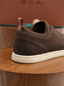 Коричневые кроссовки Loro Piana Soho 2.0 Walk
