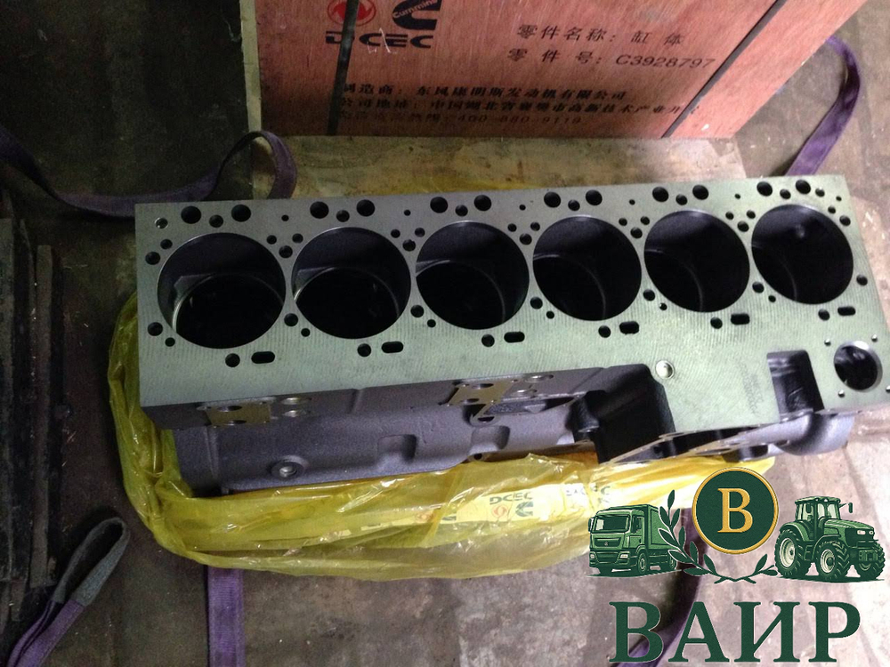 Блок цилиндров ISLe 8.9 4945772 для Cummins QSC 8.3, QSL 9, 6LTAA8.9, ISL9, L8.9