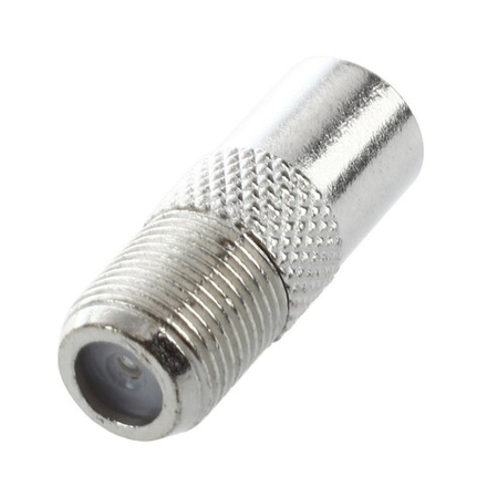 Переходник F гнездо-F гнездо (металл)