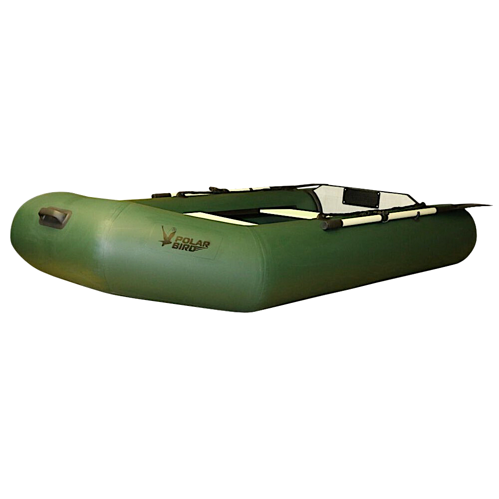 Лодка ПВХ Polar Bird Чирок PB-300ТМ Teal со стеклокомпозитной сланью Зелёная
