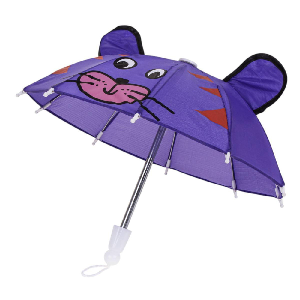 Зонт детский, розовый, 18см, 6-5