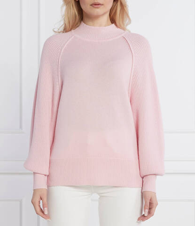 Хлопковый свитер Beatrice B - пудро-розовый(22FA8284CORE)