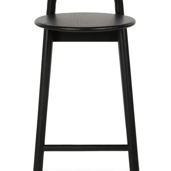 Полубарный стул Circle 65 см, черный