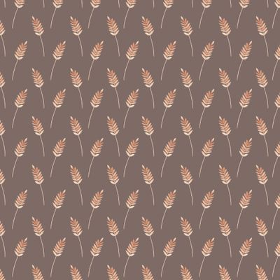 Колоски на коричневом фоне