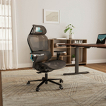 Эргономичное компьютерное кресло (для геймеров) Eureka TYPHON, Blue (ERK-GC05-BU)