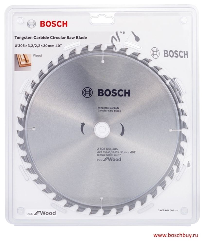 Пильный диск BOSCH 305x30x40 Optiline ECO